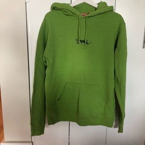 SUPREME green hoodie
